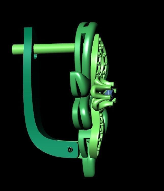 Earrings od37 3D print model_11