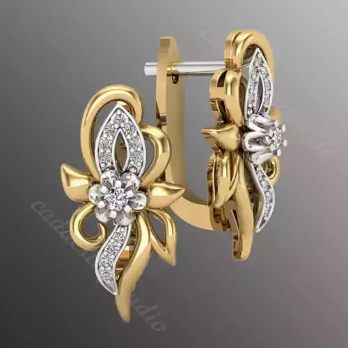Earrings od37 3D print model