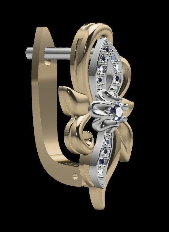 Earrings od37 3D print model_12