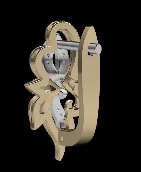 Earrings od37 3D print model_16