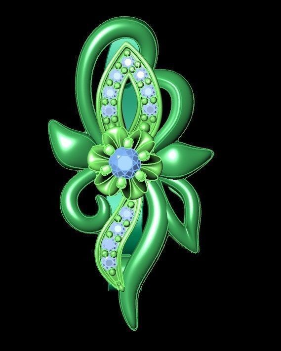 Earrings od37 3D print model_6