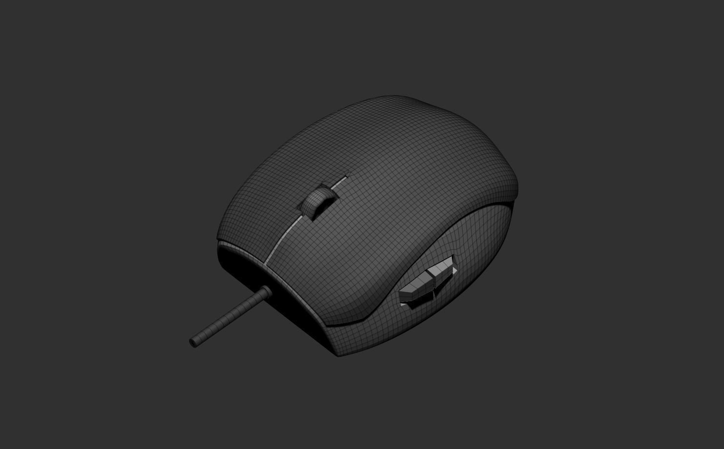 Gamer mouse 3D model_6