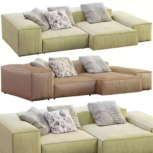 Sofa Extrasoft By Living Divani 3D model
