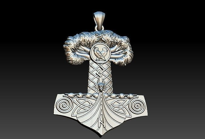 Viking Tree - Mjollnir 3D print model