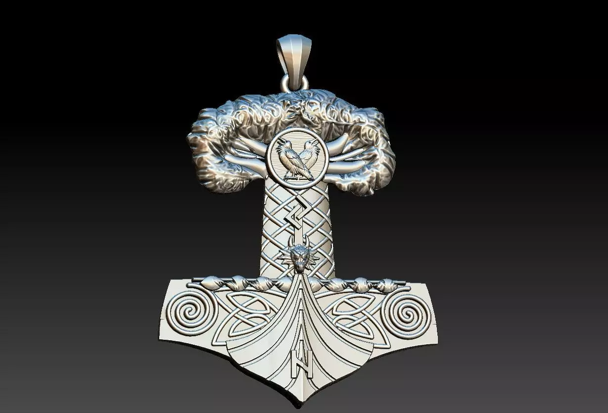 Viking Tree - Mjollnir 3D print model