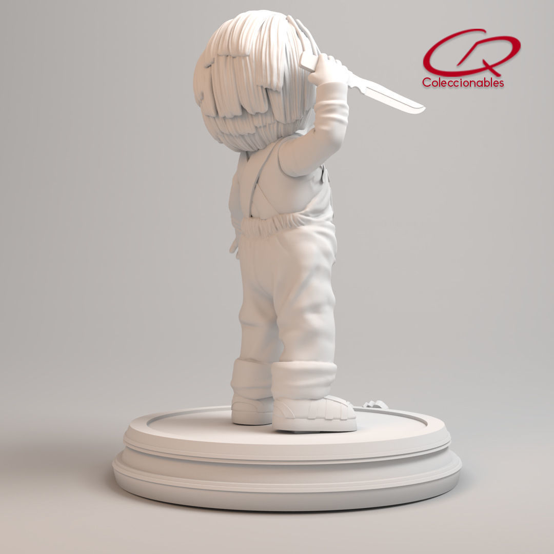 Childs play - Chucky Full Figure - Slasher Icons 3D print model_5