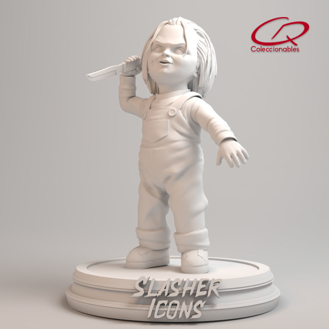 Childs play - Chucky Full Figure - Slasher Icons 3D print model_2