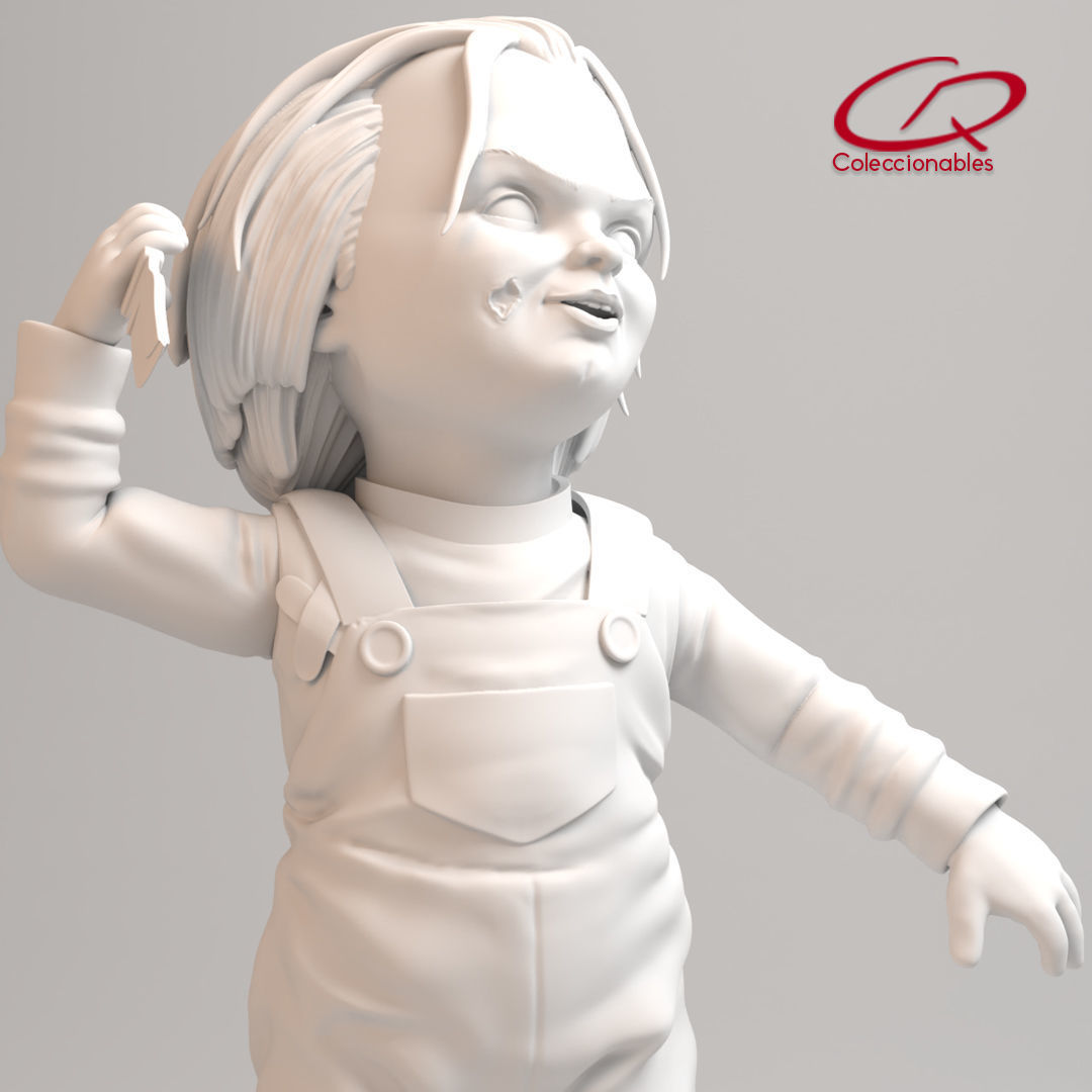 Childs play - Chucky Full Figure - Slasher Icons 3D print model_10