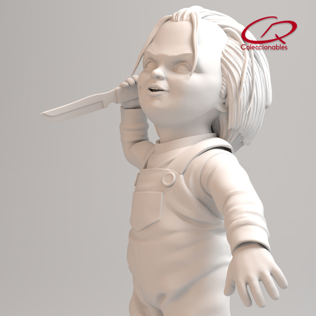 Childs play - Chucky Full Figure - Slasher Icons 3D print model_9