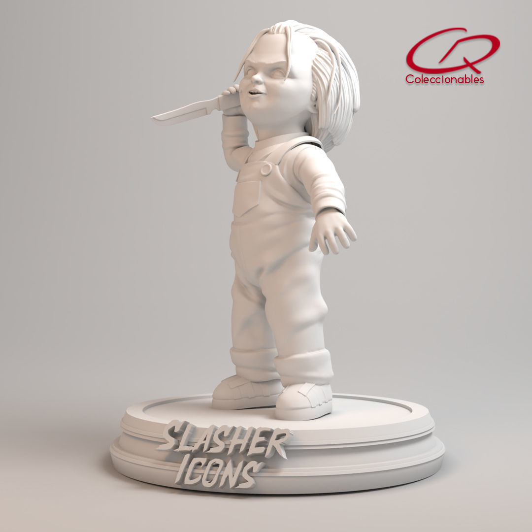 Childs play - Chucky Full Figure - Slasher Icons 3D print model_8