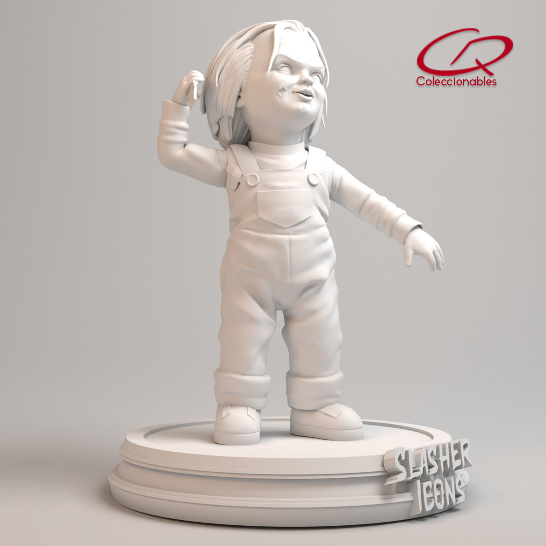 Childs play - Chucky Full Figure - Slasher Icons 3D print model_3