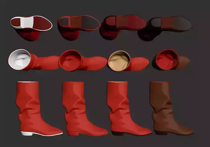 Red boots