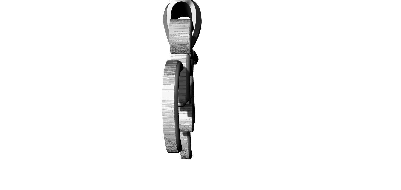 Stylized Bicycle 3D print model_16