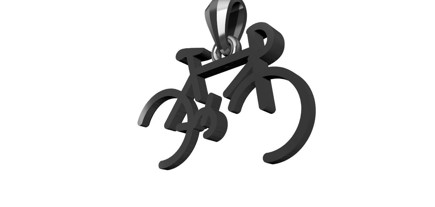 Stylized Bicycle 3D print model_13