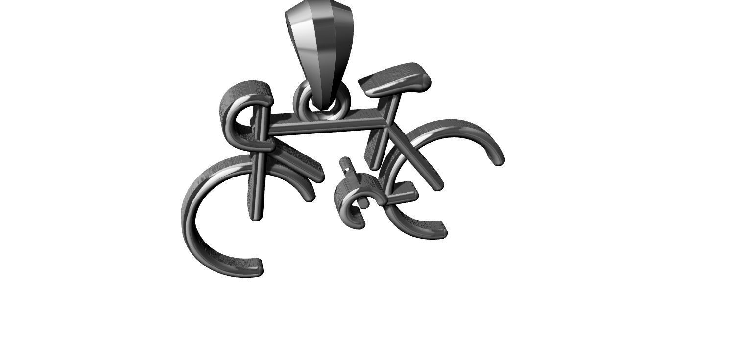 Stylized Bicycle 3D print model_27