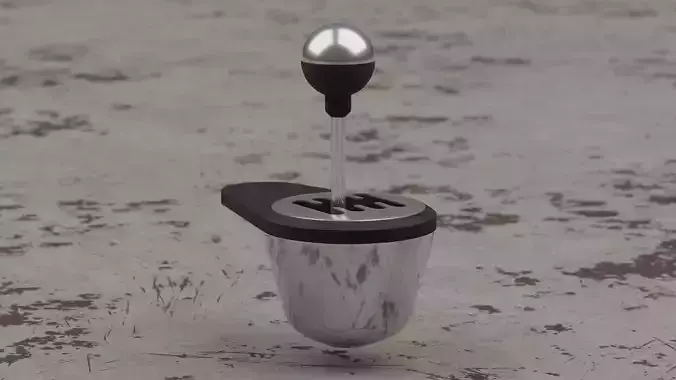 H-pattern shifter Trustbachelor TB8A for racing simulator Free 3D model