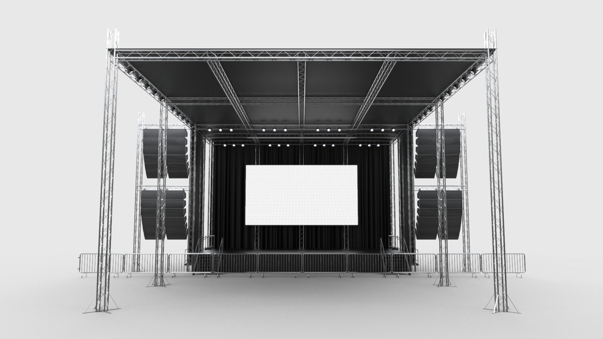 Concert Stage 5 3D model_1