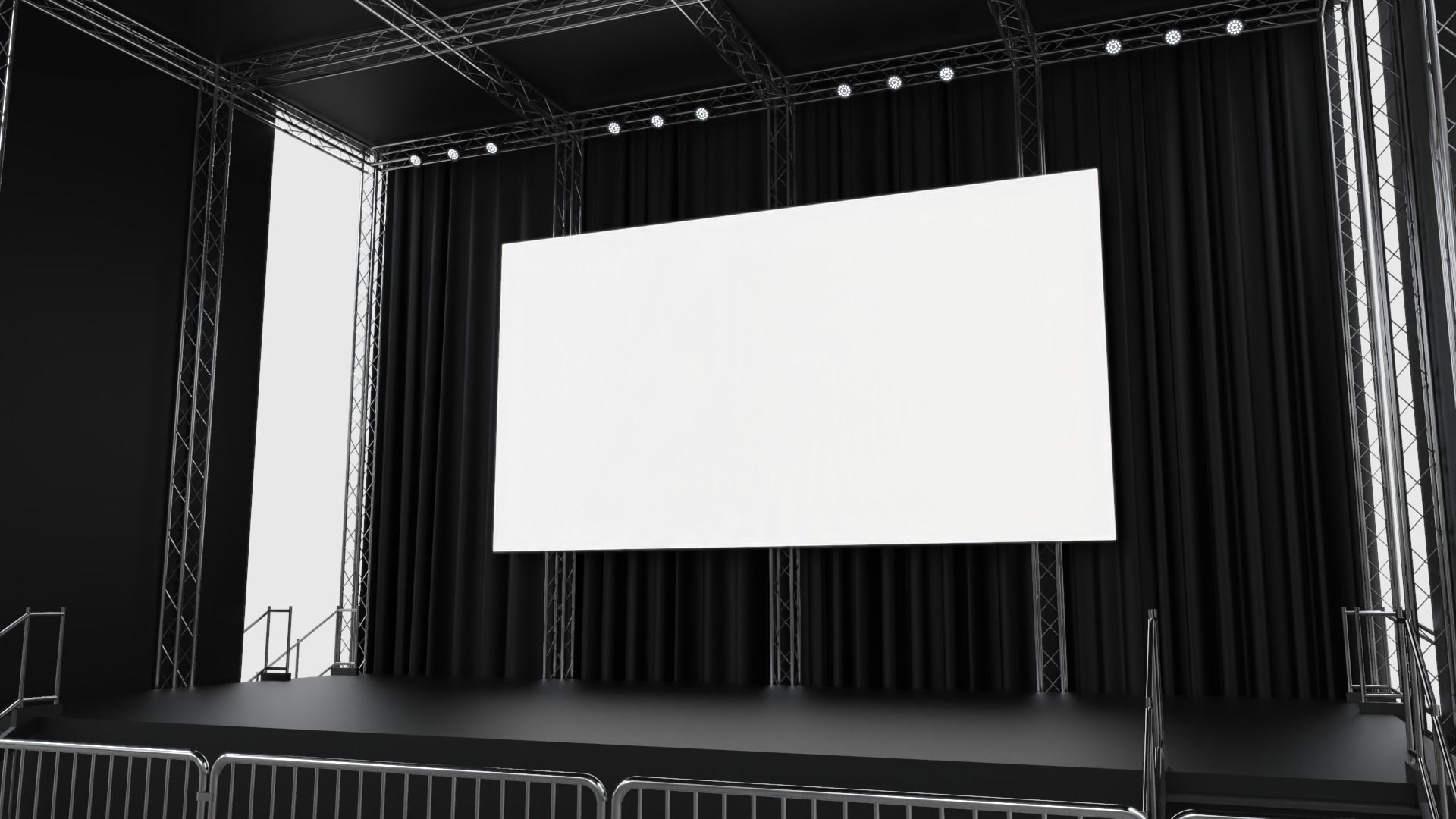 Concert Stage 5 3D model_2