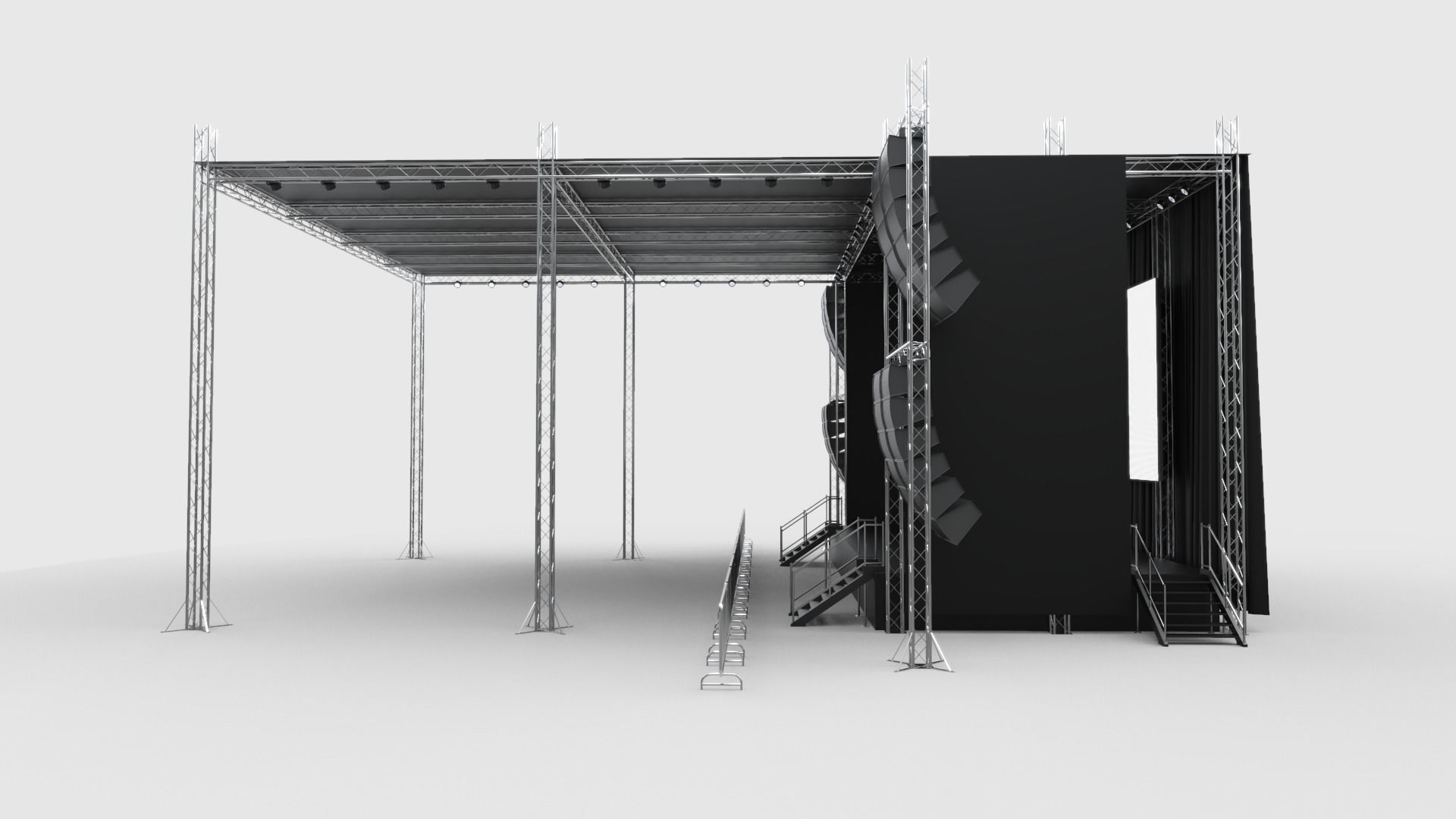 Concert Stage 5 3D model_7