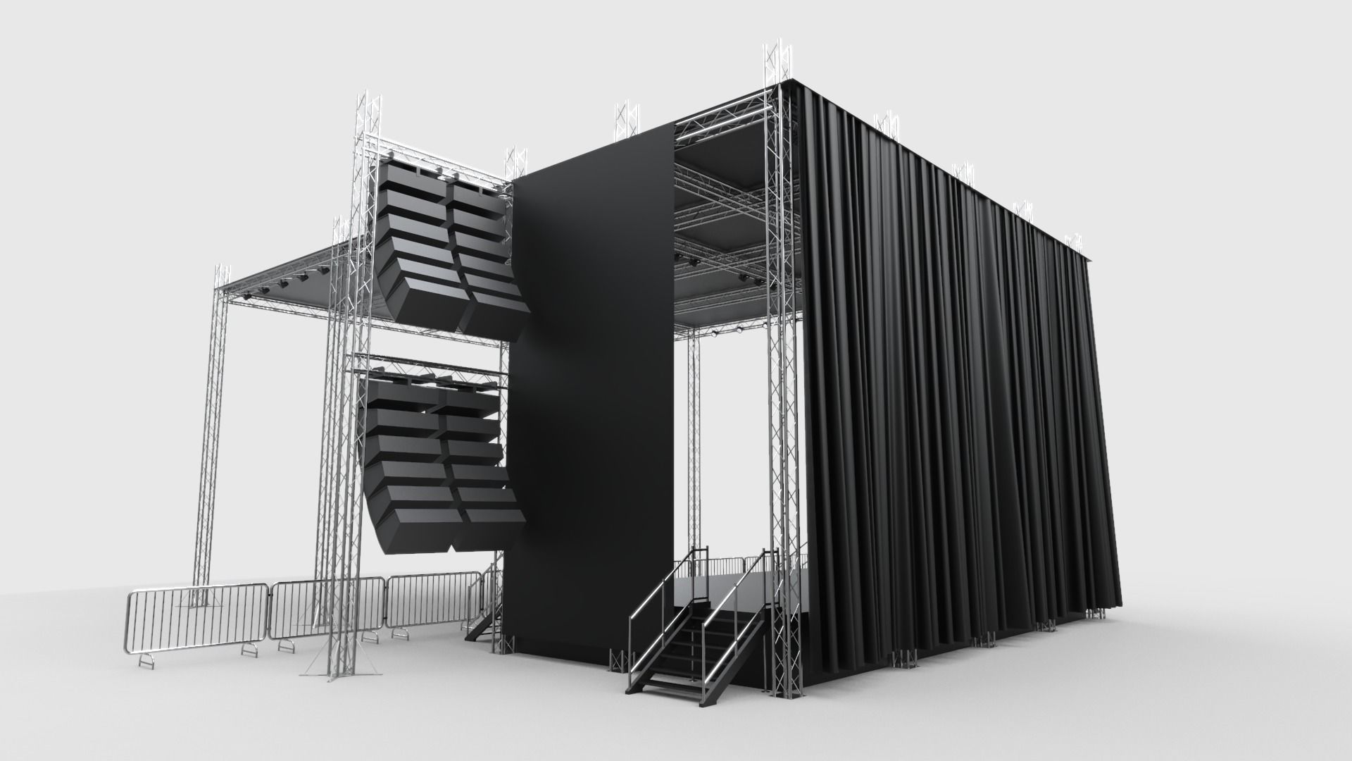 Concert Stage 5 3D model_5