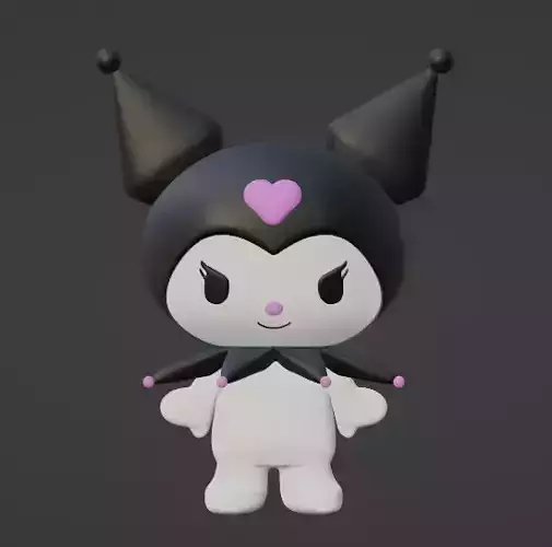 Kuromi toy 3D model