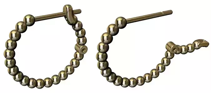 Earring Balls 3D print model