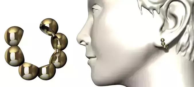Pressure Piercing balls 3D print model