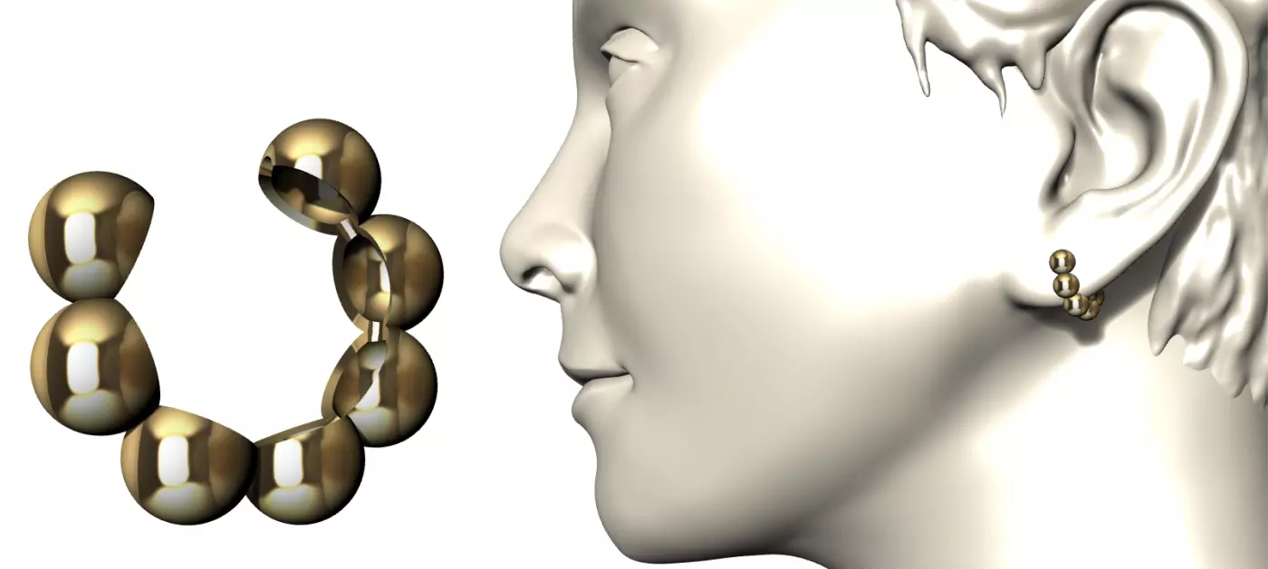 Pressure Piercing balls 3D print model
