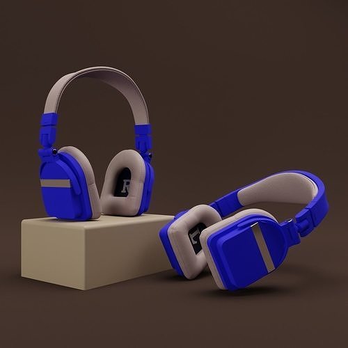 Headphones Free 3D model