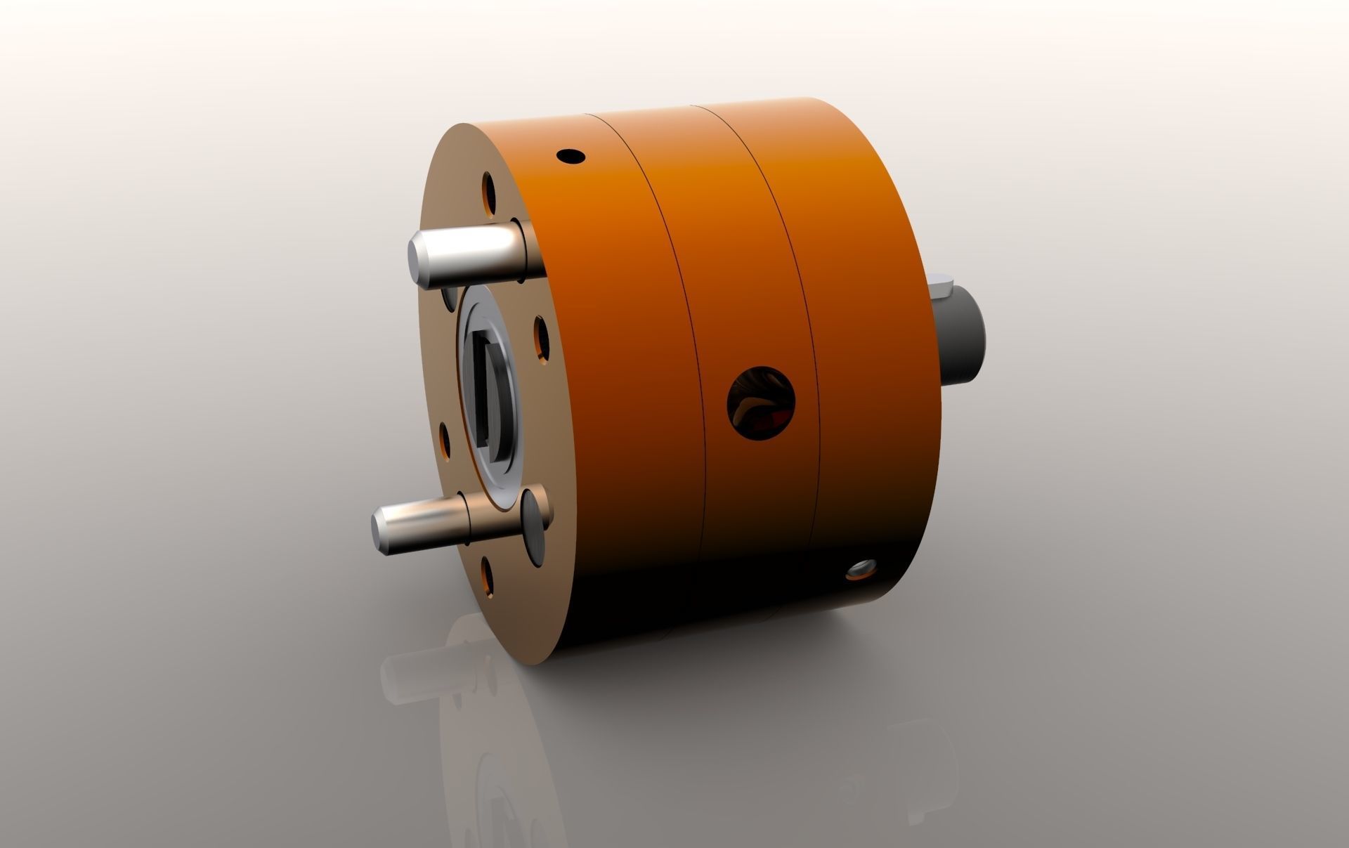 CAD DESIGN OF AN EXTERNAL GEAR PUMP 3D model_2
