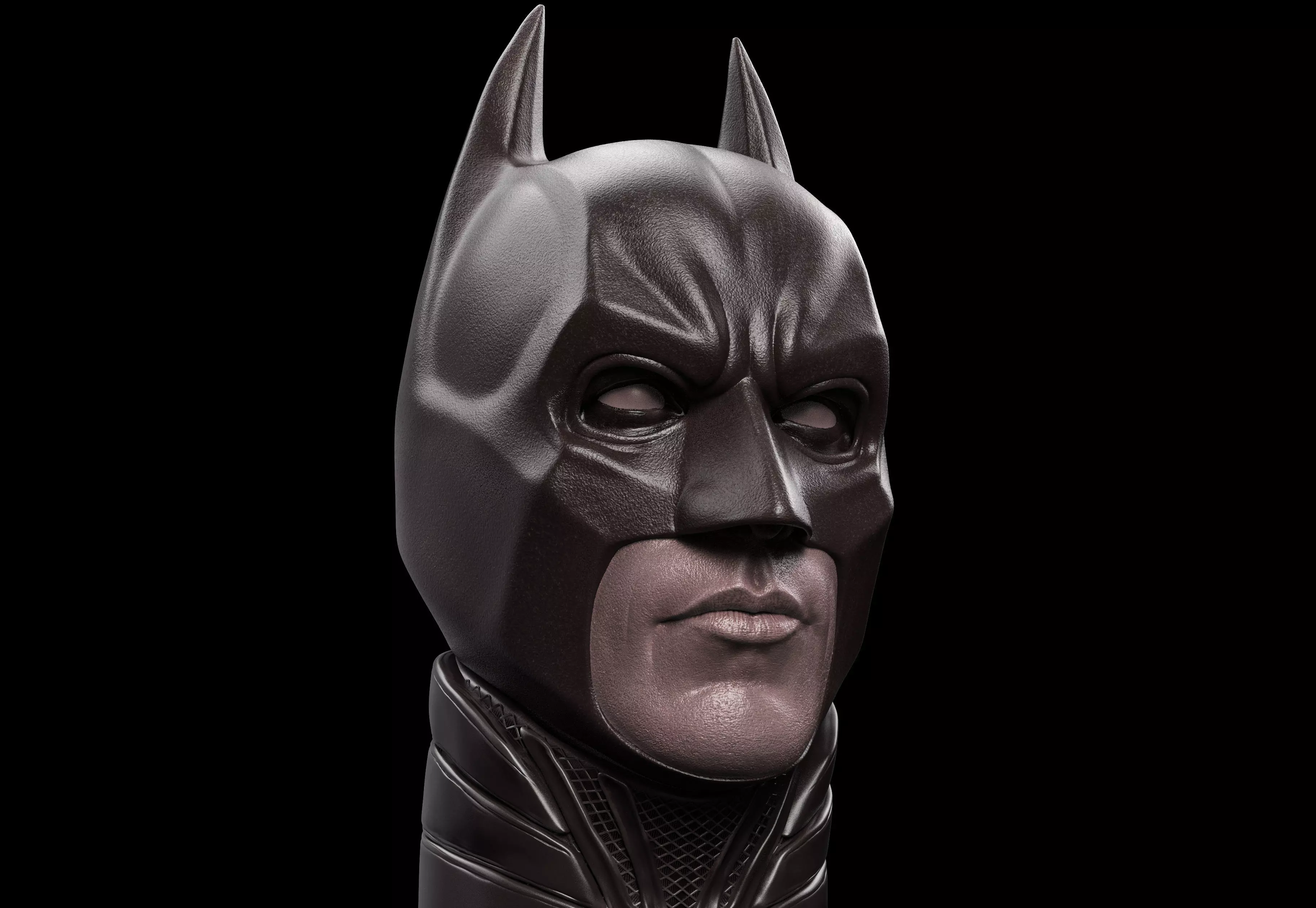 Christian Bale- Batman Head 3D print model
