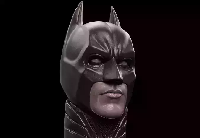 Christian Bale- Batman Head  3D print model