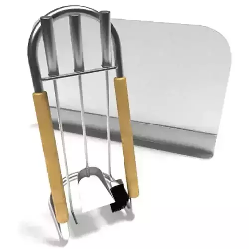 Metal Fireplace Toolset