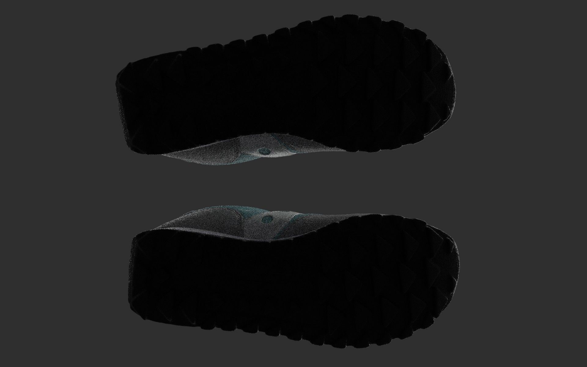 Casual Shoe Low-poly 3D model_7