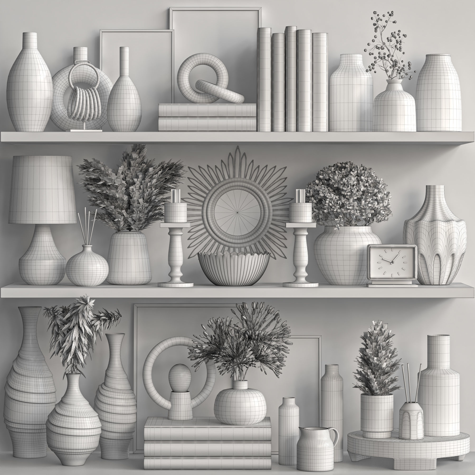 Decorative Set 59 3D model_5