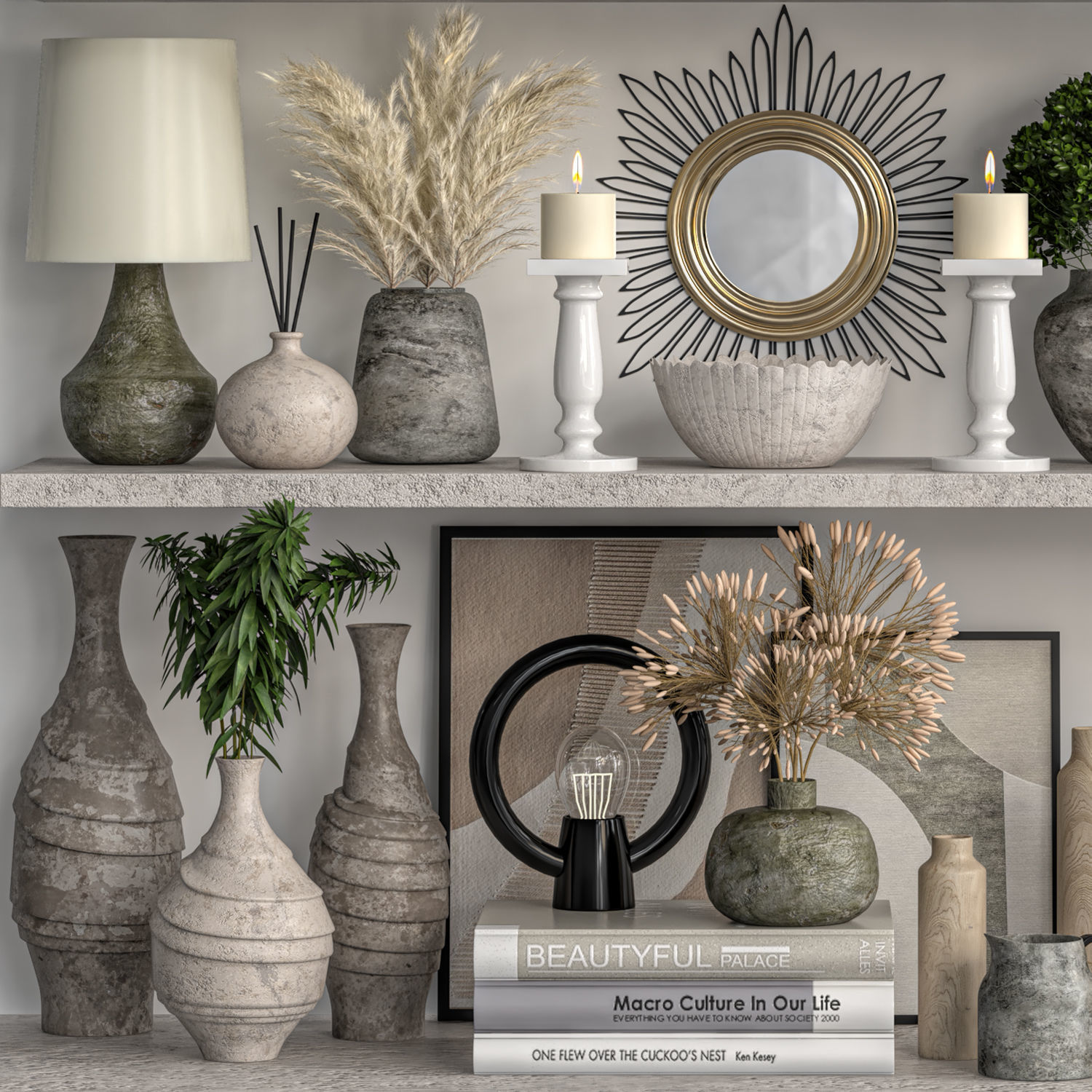 Decorative Set 59 3D model_2