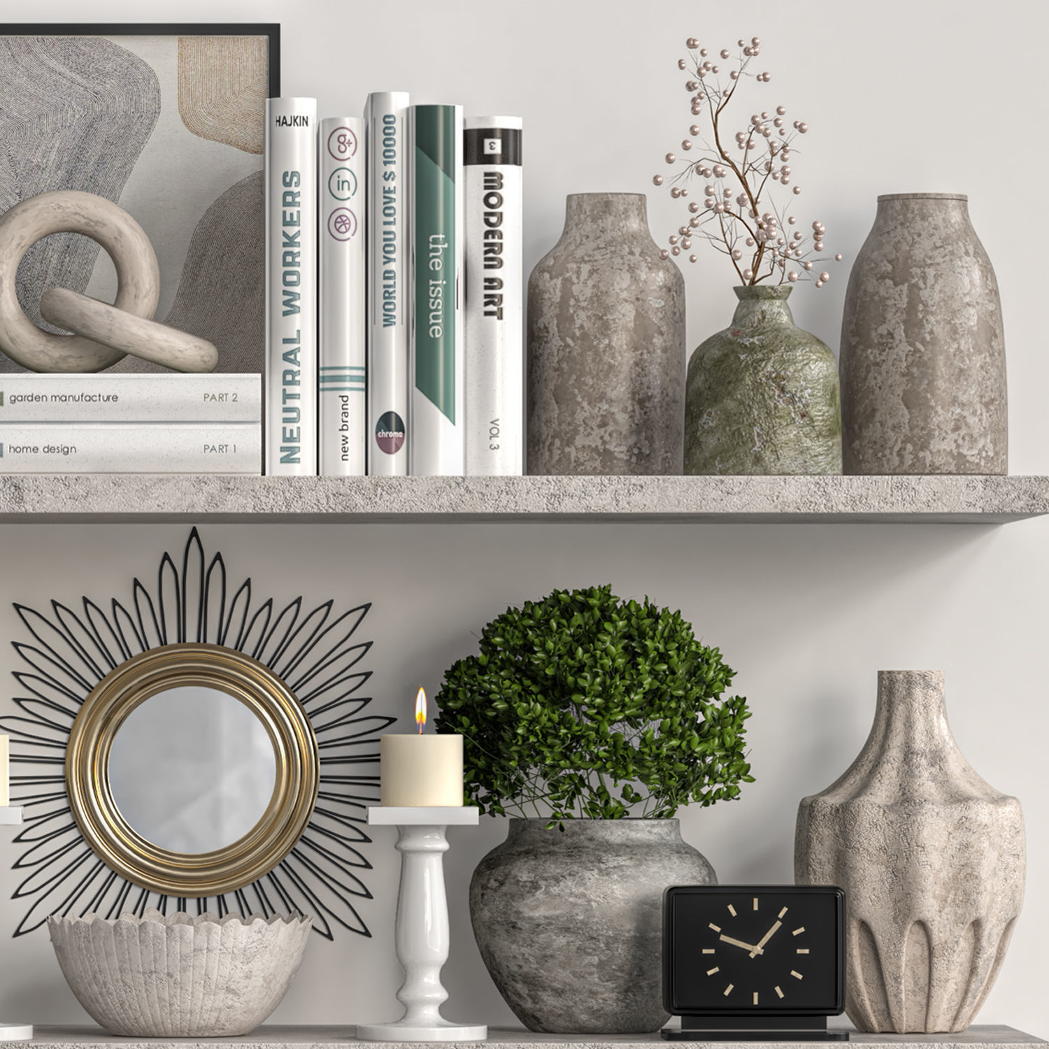 Decorative Set 59 3D model_1