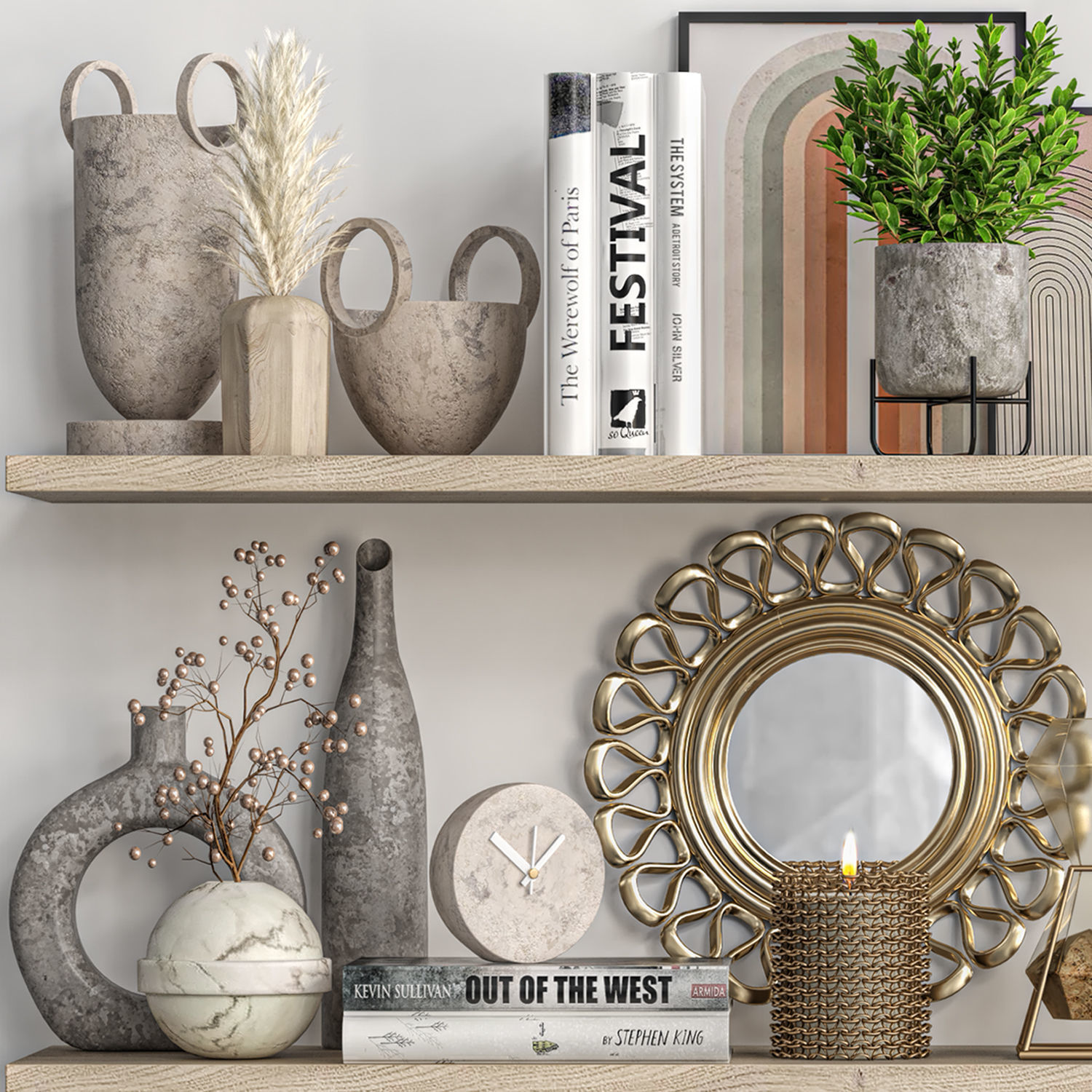 Decorative Set 60 3D model_2