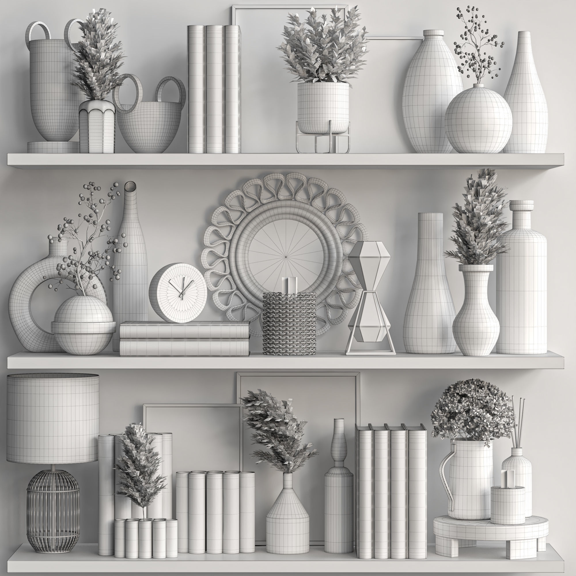 Decorative Set 60 3D model_5