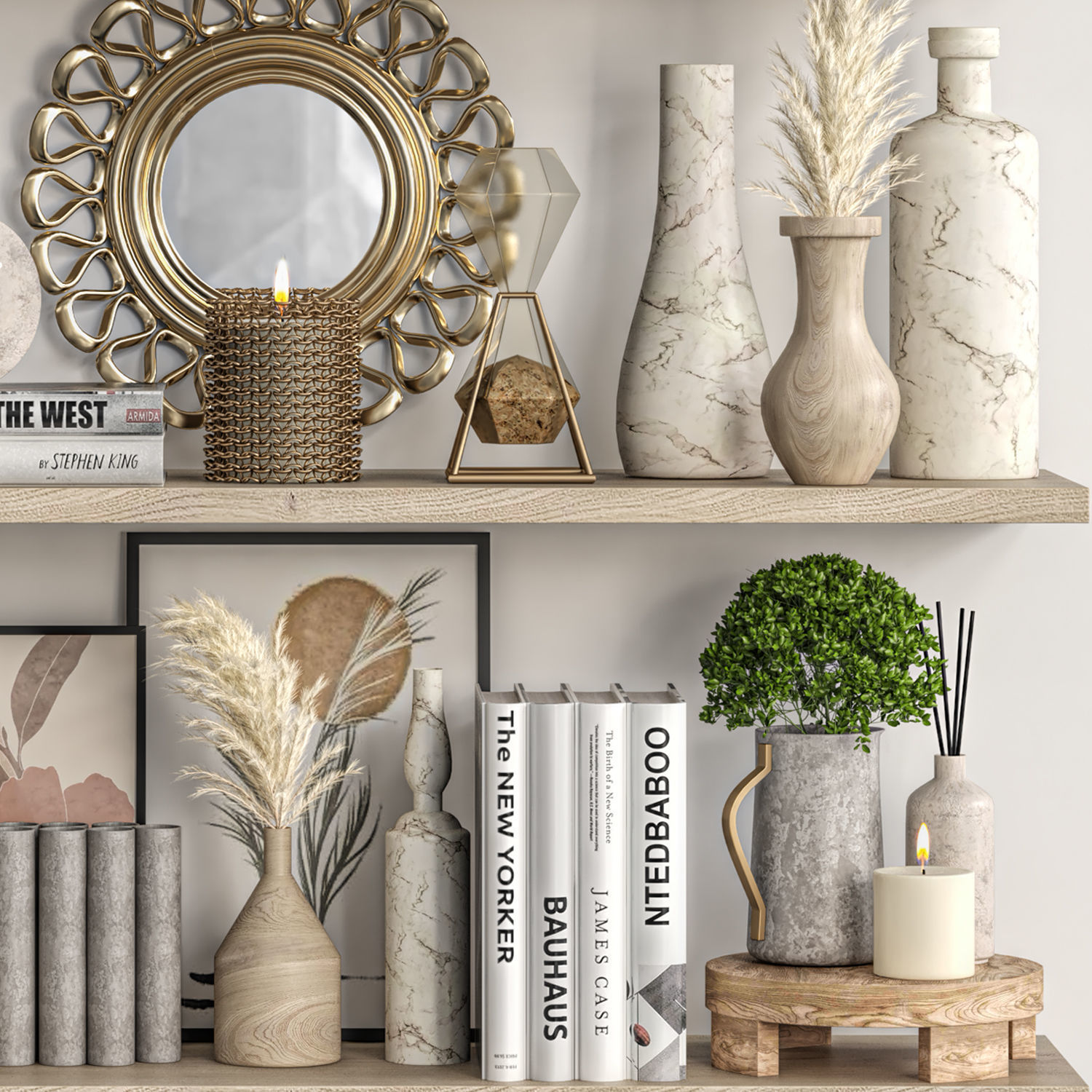 Decorative Set 60 3D model_3