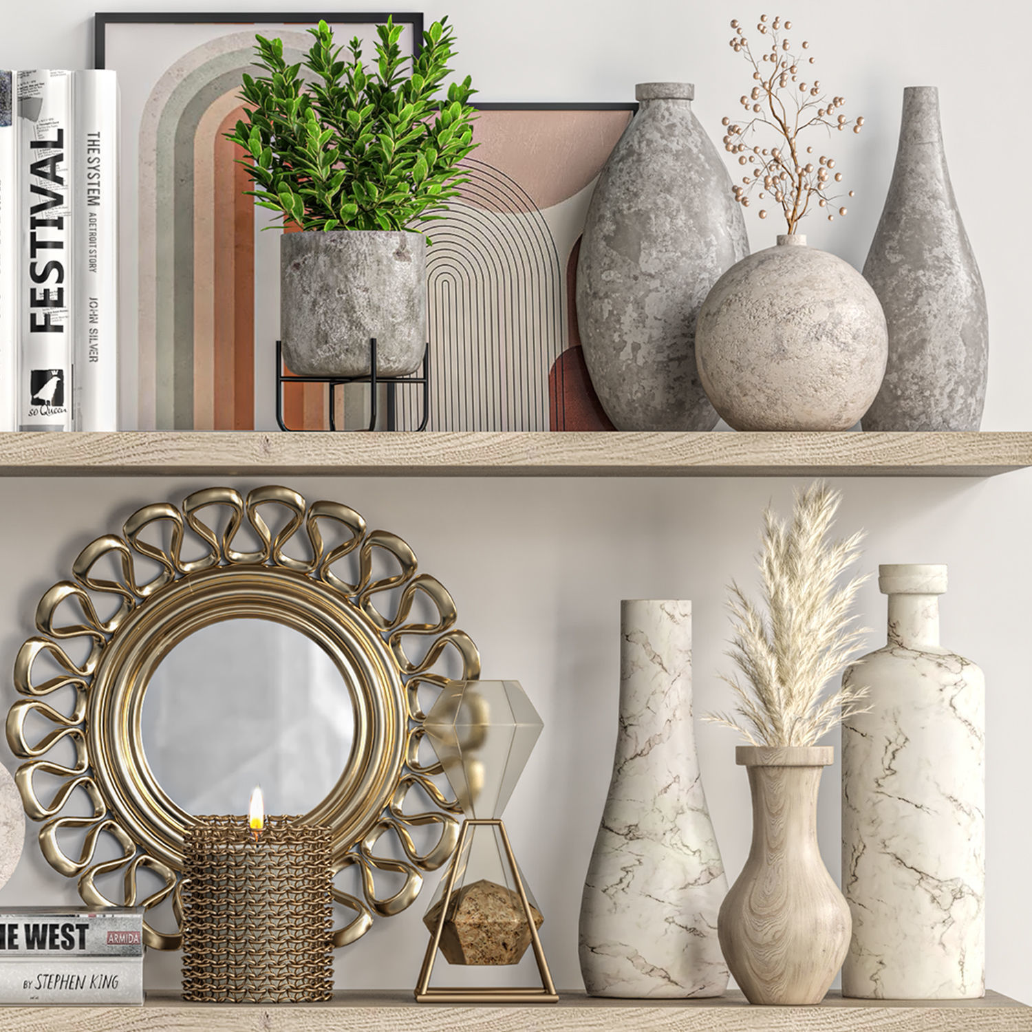 Decorative Set 60 3D model_4