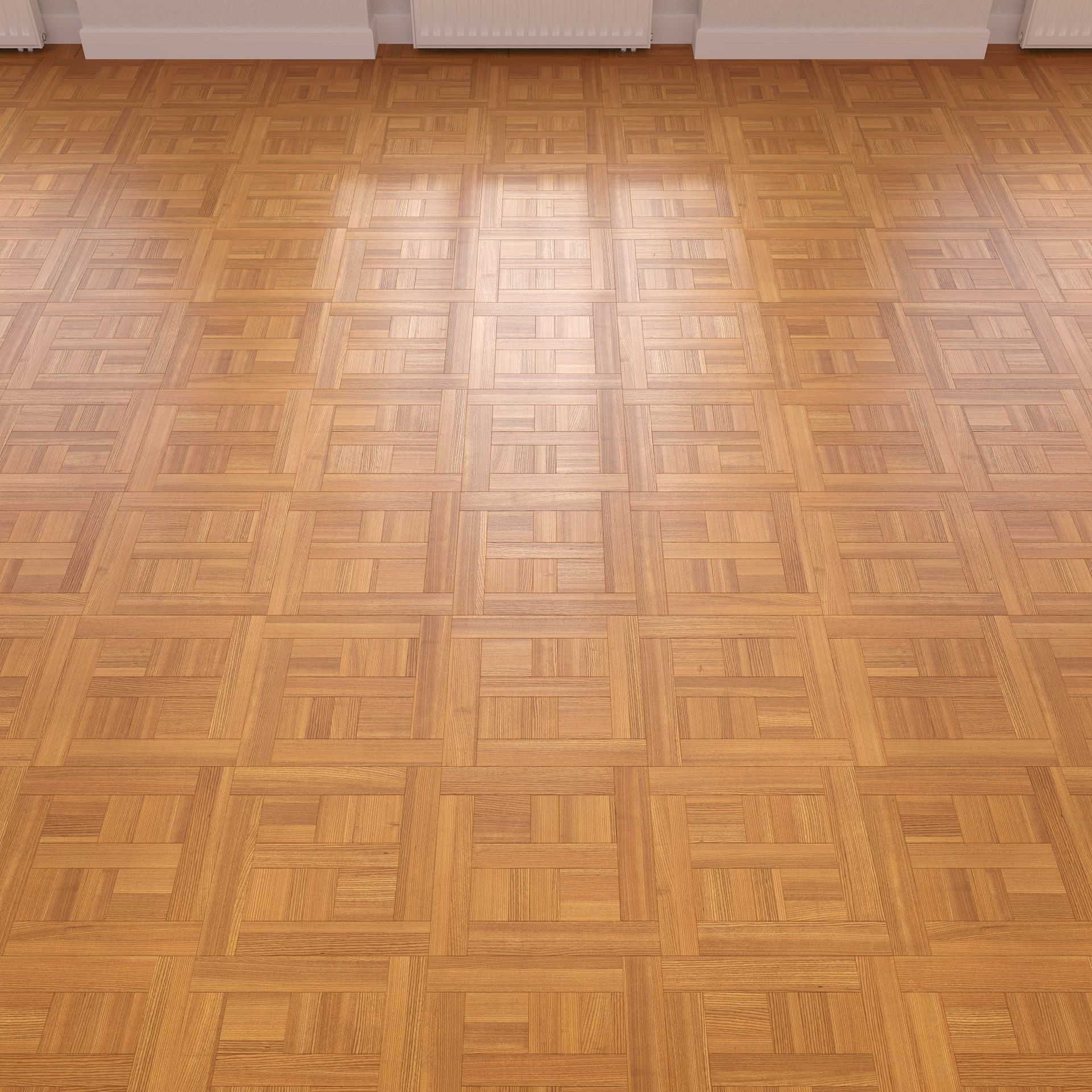 Parquet - Laminate - Wooden floor 2 in 1 Low-poly 3D model_3