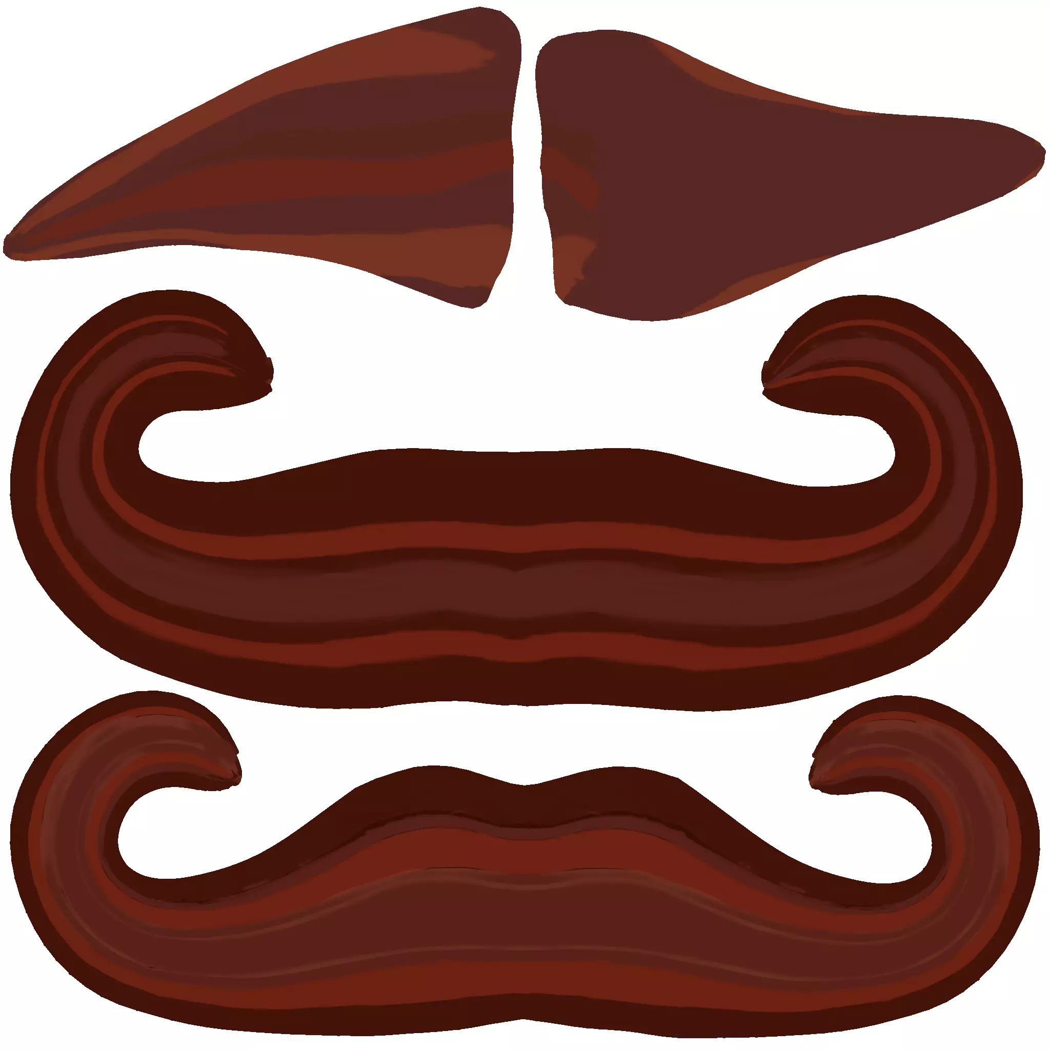 Van Dyke Facial Hair 3D print model