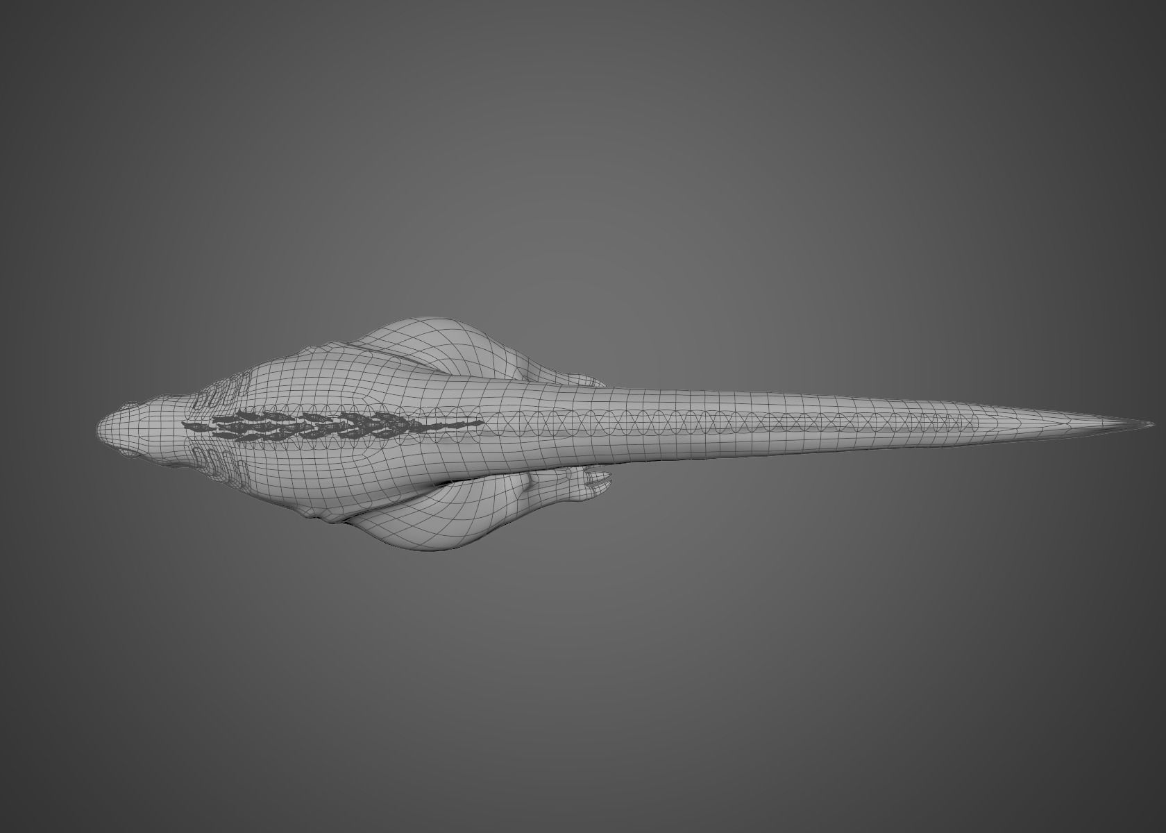 Shin Godzilla First Form Rigged 3D model_12