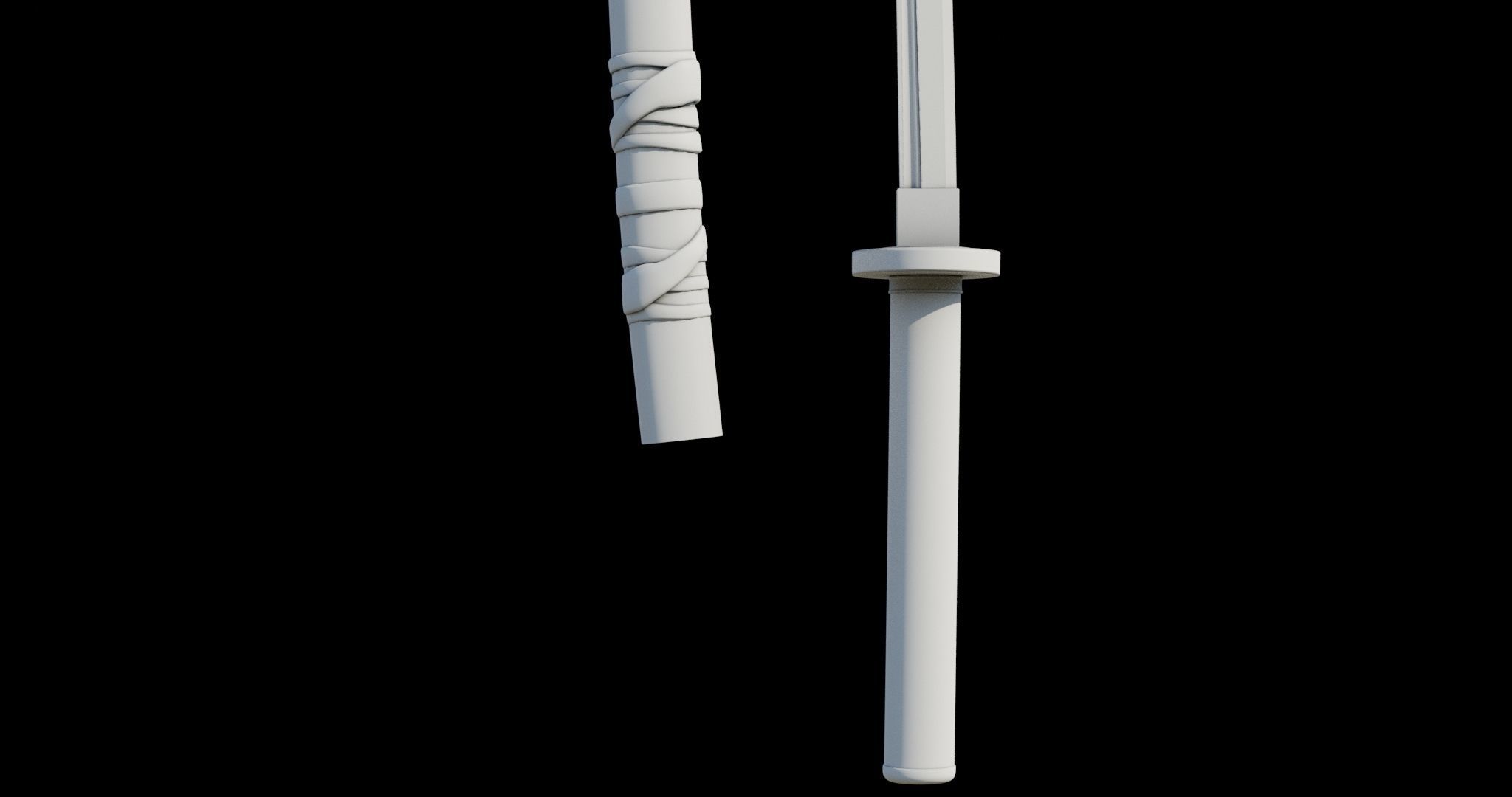 Sword 09 Game Ready PBR Unity UE Arnold V-Ray Textures Included Low-poly 3D model_29