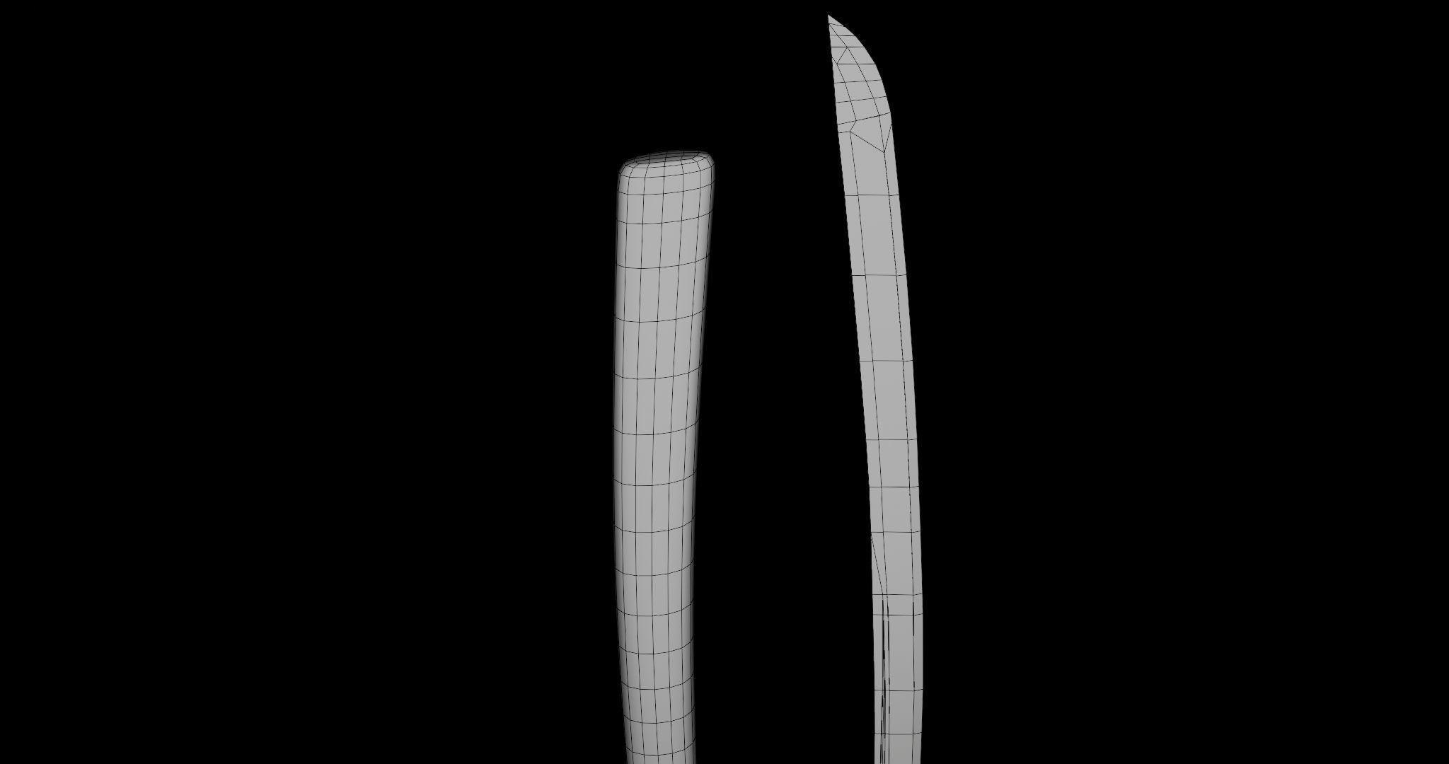 Sword 09 Game Ready PBR Unity UE Arnold V-Ray Textures Included Low-poly 3D model_36