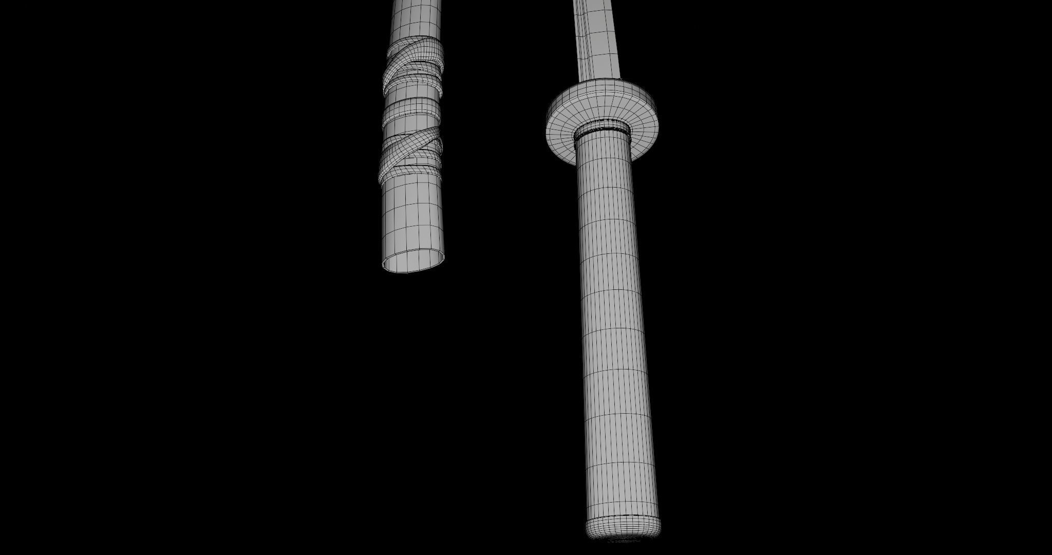 Sword 09 Game Ready PBR Unity UE Arnold V-Ray Textures Included Low-poly 3D model_32