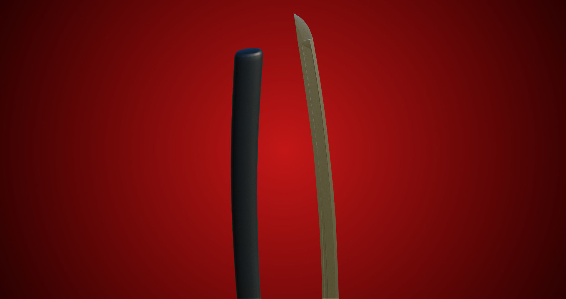 Sword 09 Game Ready PBR Unity UE Arnold V-Ray Textures Included Low-poly 3D model_15