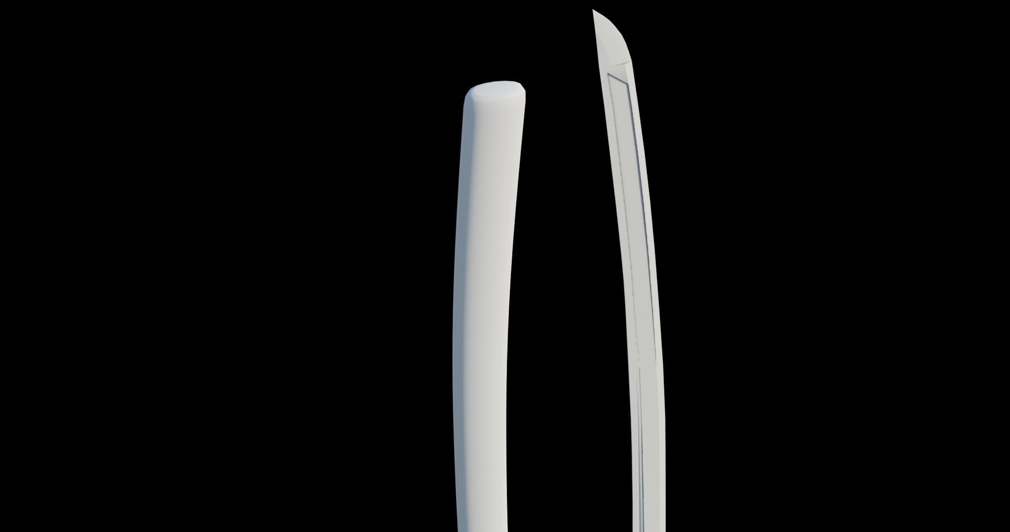 Sword 09 Game Ready PBR Unity UE Arnold V-Ray Textures Included Low-poly 3D model_28