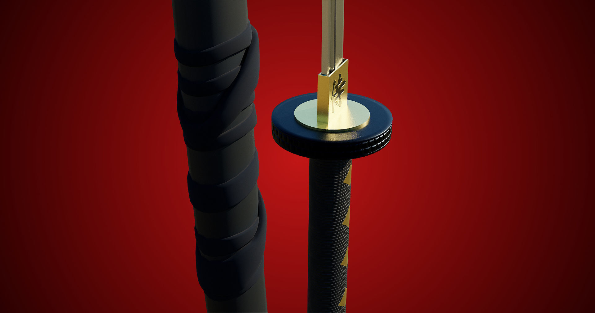 Sword 09 Game Ready PBR Unity UE Arnold V-Ray Textures Included Low-poly 3D model_21